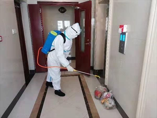 長春高新區開啟社區防疫“新模式” 消殺用品全面升級